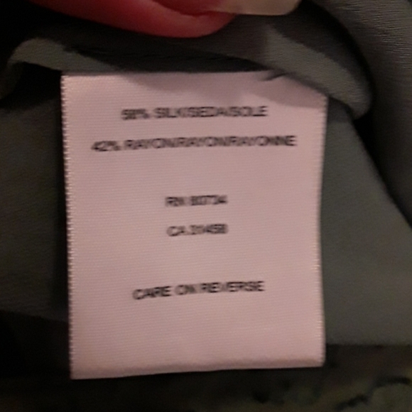 BCBG silk blend tie top - Picture 6 of 7